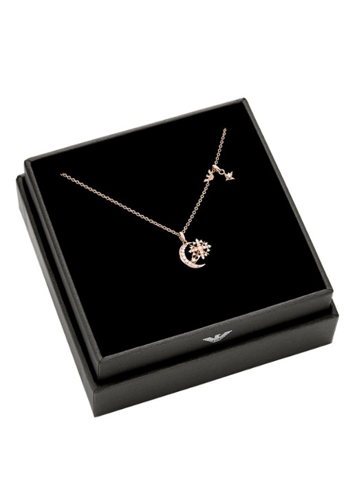 Armani Ketting verguld EG3633221 - detail 3 roségoud