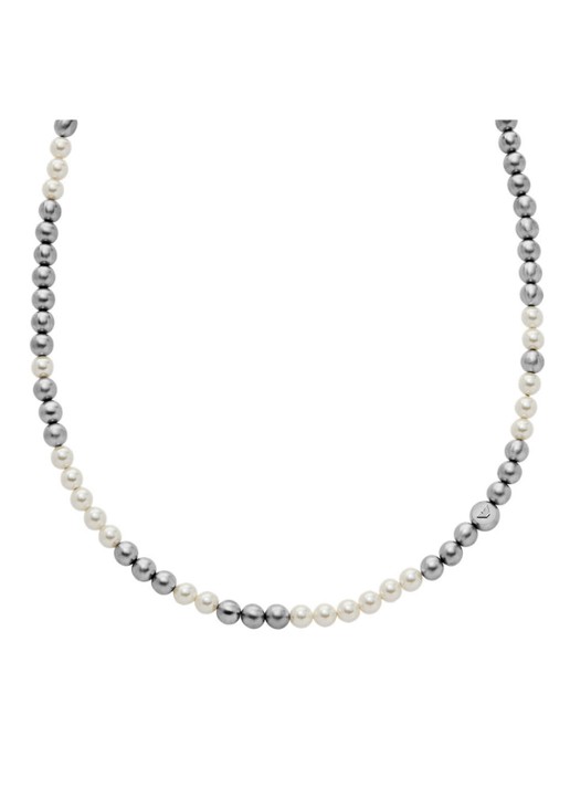 Armani Kralenketting EGS3176040 - voorkant zilver