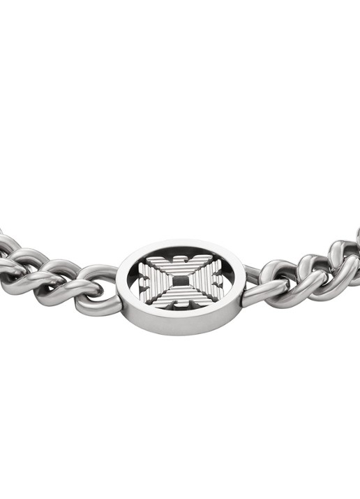 Armani Logo Essentials schakelarmband EGS3041040 - detail 3 zilver