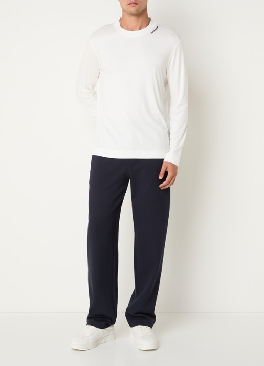 Armani Longsleeve met logo - voorkant 2 wit
