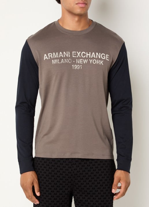 Armani Longsleeve met logoprint