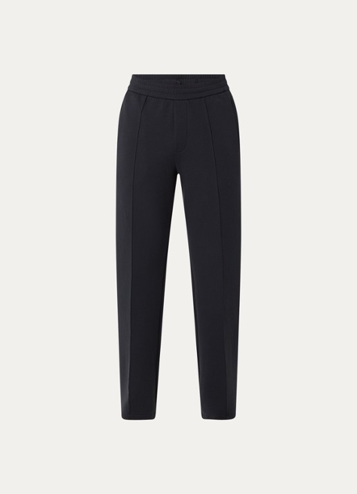 Armani Loose fit joggingsbroek met steekzakken - voorkant 2 donkerblauw