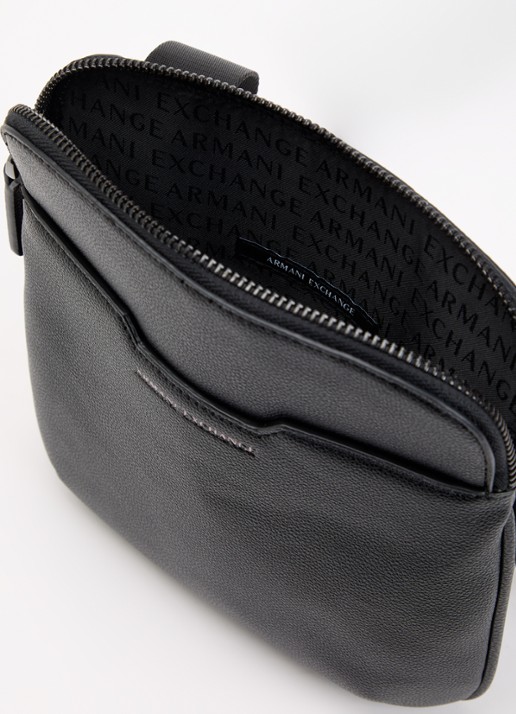 Armani Messenger schoudertas van imitatieleer - detail 3 zwart