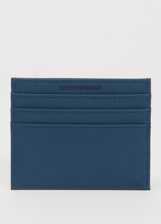 Armani Pasjeshouder met logo - achterkant 3 donkerblauw