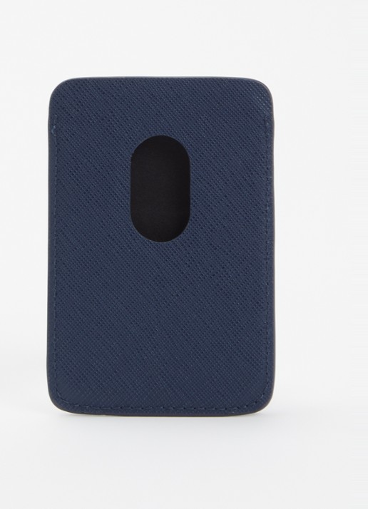 Armani Pasjeshouder van logo - voorkant 2 donkerblauw