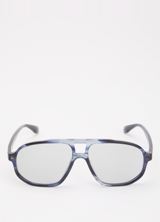 Armani Piloten zonnebril EA4263U - detail lichtblauw