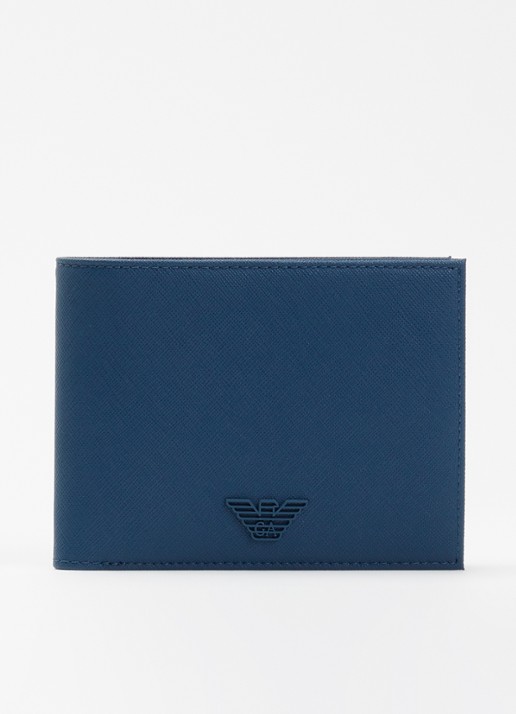 Armani Portemonnee met logo en structuur