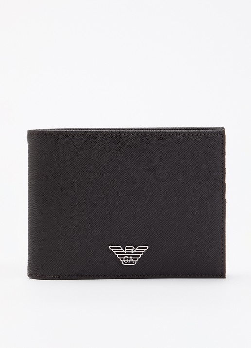 Armani Portemonnee met logo en structuur