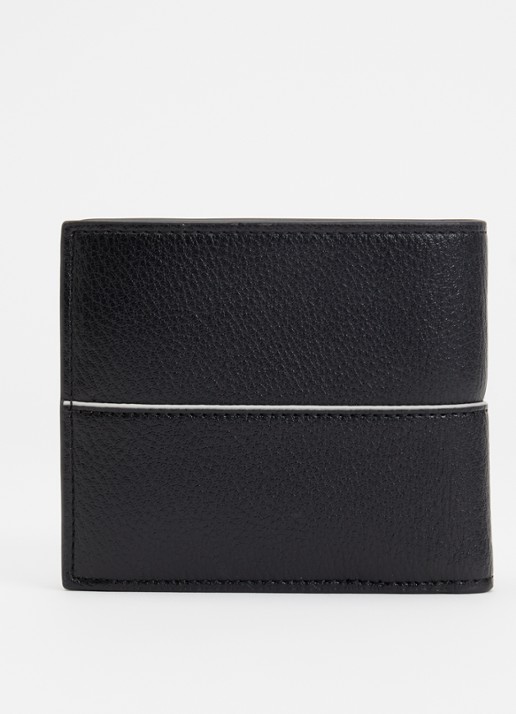 Armani Portemonnee met logo - achterkant 2 diepzwart
