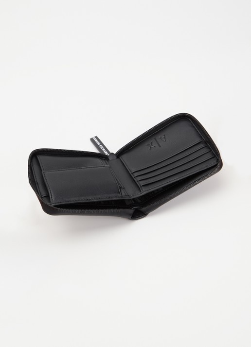 Armani Portemonnee met logo - voorkant 2 zwart