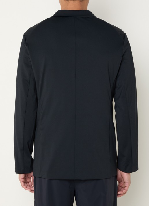 Armani Regular fit colbert met klepzakken - achterkant 5 donkerblauw