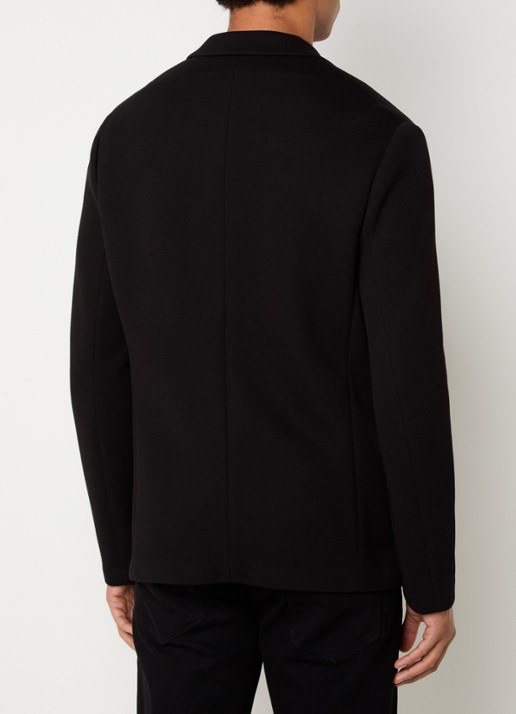 Armani Regular fit colbert met steekzakken - achterkant 4 zwart