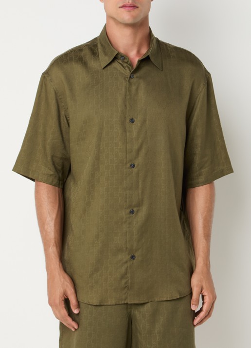 Armani Regular fit overhemd met logoprint