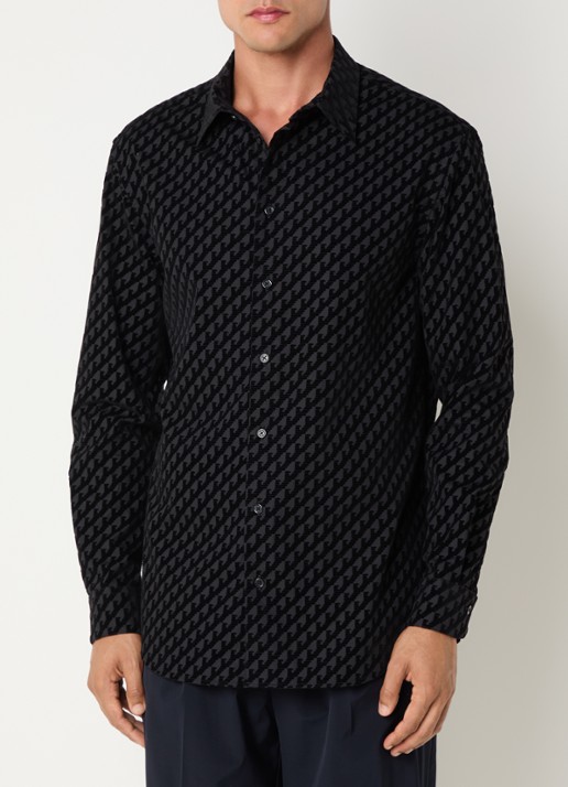 Armani Regular fit overhemd met logoprint