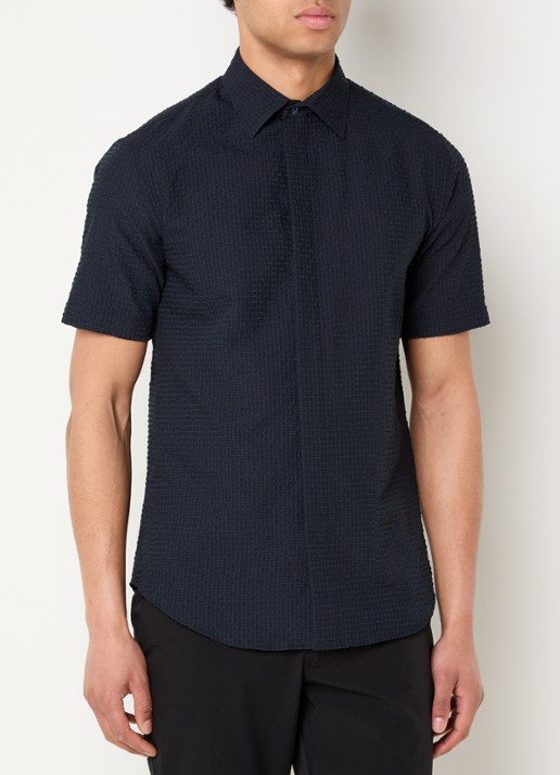 Armani Regular fit overhemd met structuur