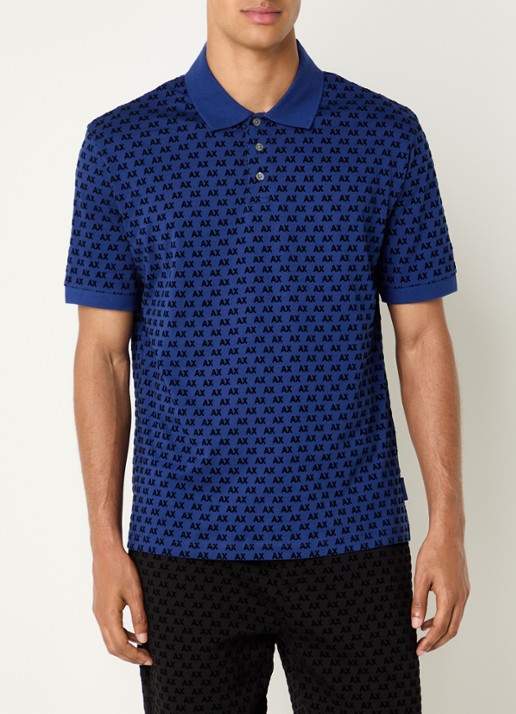 Armani Regular fit polo met logoprint