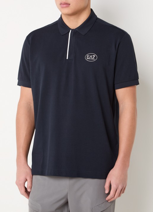 Armani Regular fit polo met logoprint