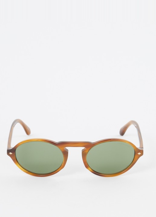 Armani Retro zonnebril AR8219U - detail 2 okergeel