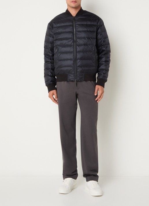 Armani Reversible bomberjack met donsvulling - voorkant 3 donkerblauw