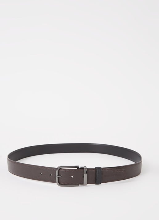 Armani Reversible riem van leer