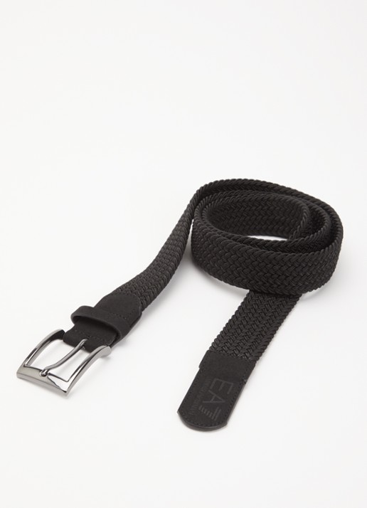 Armani Riem met gevlochten detail - detail 2 zwart