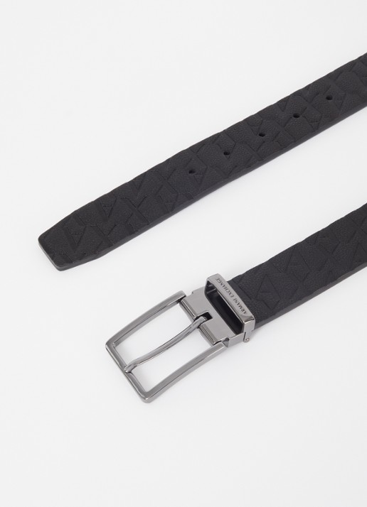 Armani Riem met logo - detail 2 zwart