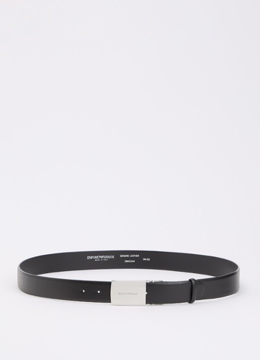 Armani Riem van leer met logo