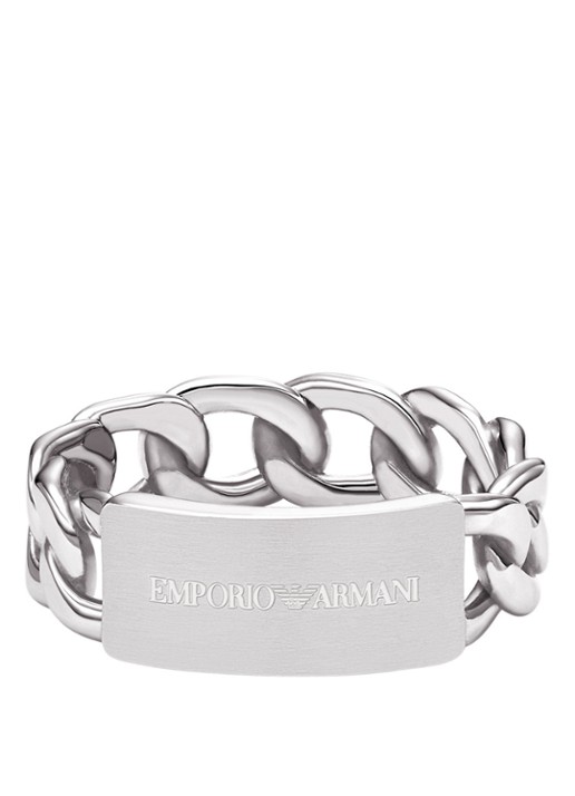 Armani Ring EGS3305040 - detail 2 zilver