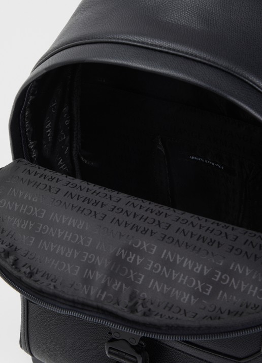Armani Rugzak met 15 inch laptopvak - detail 2 zwart