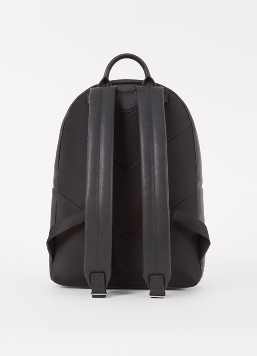 Armani Rugzak met 17 inch laptopzak  - achterkant zwart