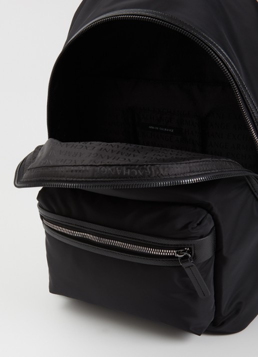 Armani Rugzak met logo - detail antraciet