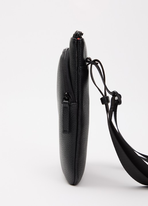 Armani Schoudertas met logo en verstelbare schouderriem - detail 2 zwart