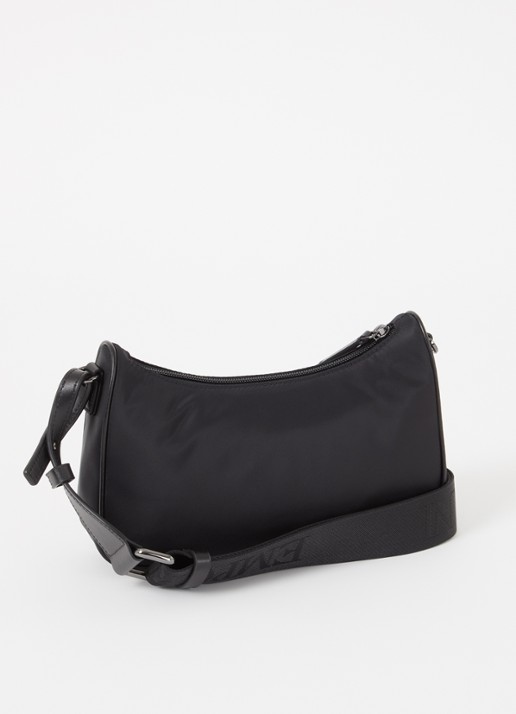 Armani Schoudertas met logo - achterkant 4 zwart