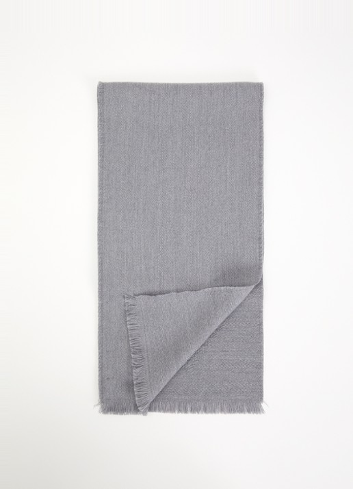 Armani Sjaal van scheerwol 180 x 26 cm