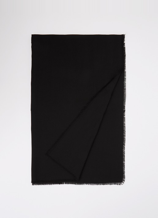 Armani Sjaal van scheerwol met logoprint 65 x 180 cm