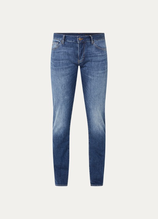 Armani Skinny jeans met steekzakken - voorkant 2 indigo