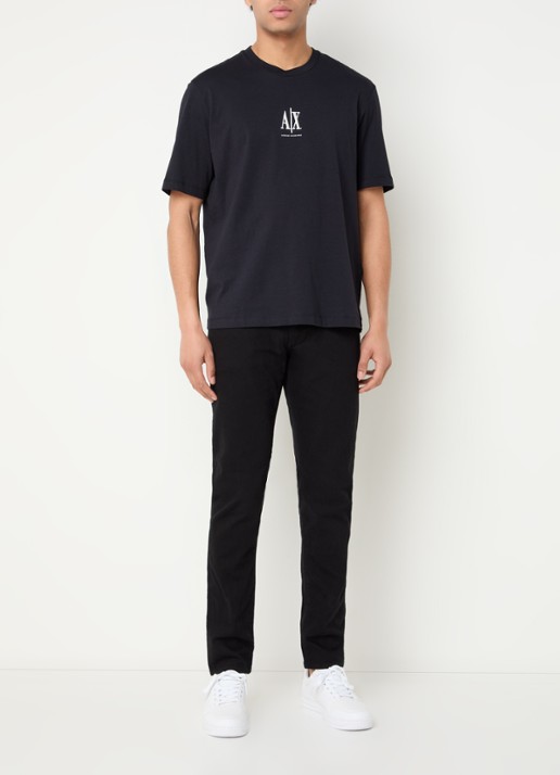 Armani Skinny jeans met steekzakken - voorkant 3 zwart