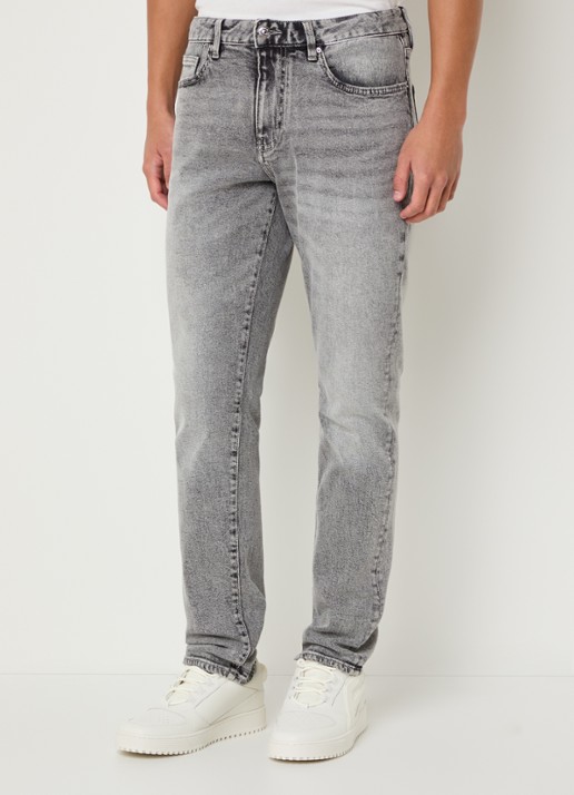 Armani Slim fit jeans met donkere wassing