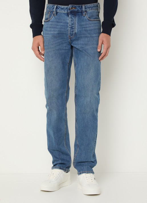 Armani Slim fit jeans met medium wassing