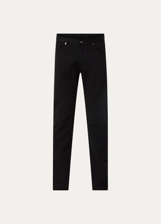Armani Slim fit jeans met steekzakken - voorkant 4 zwart
