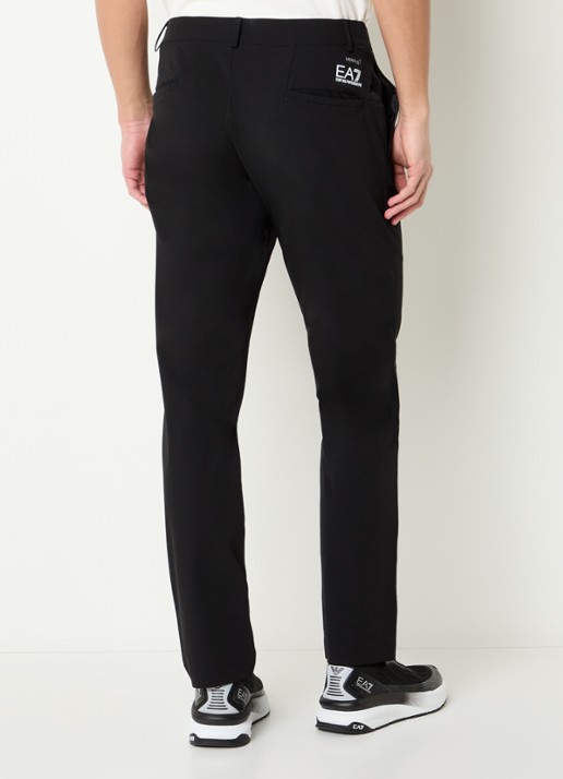 Armani Slim fit pantalon met steekzakken - achterkant zwart