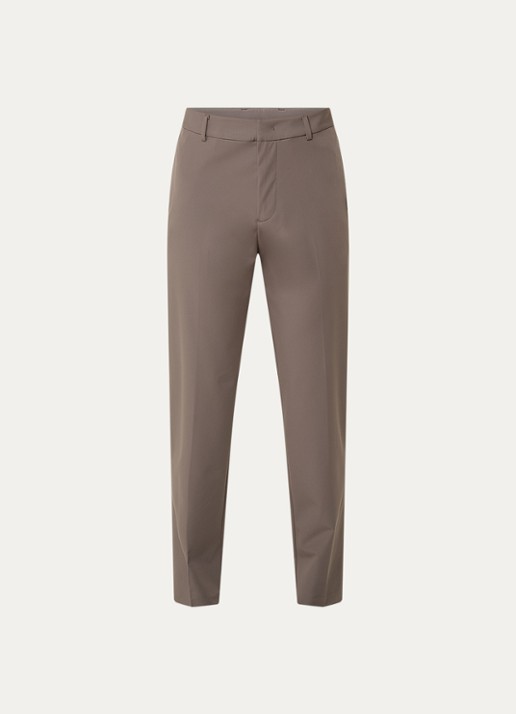 Armani Slim fit pantalon met steekzakken - voorkant 3 bruin