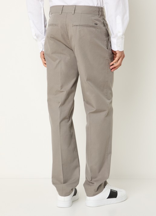 Armani Slim fit pantalon met steekzakken - achterkant 3 zwart