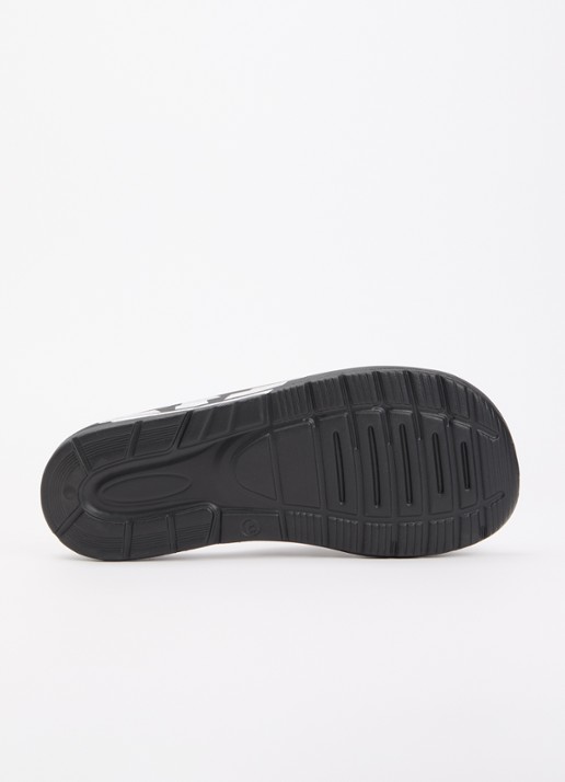 Armani Slipper met logo - detail 3 zwart