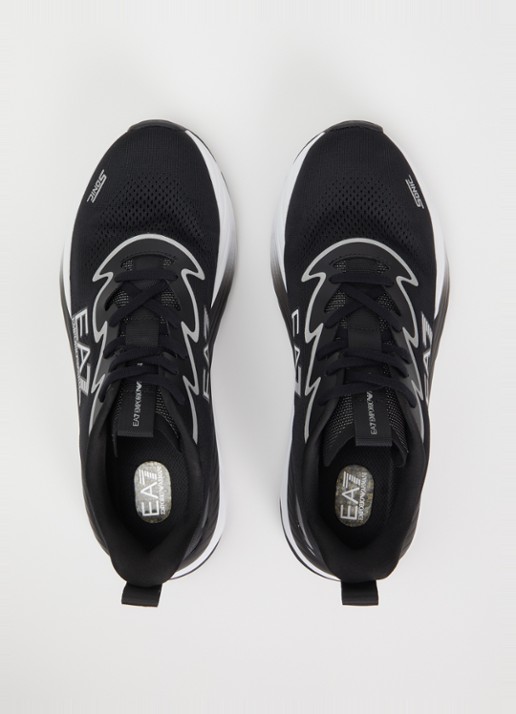 Armani Sneaker met gebreid bovenwerk - detail 4 zwart