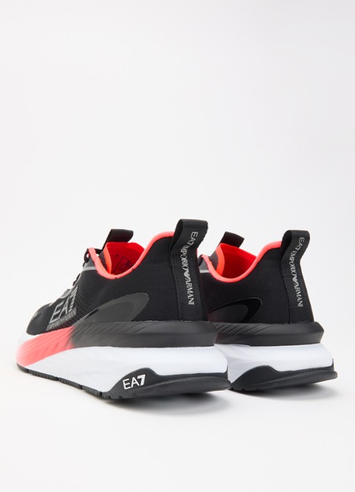 Armani Sneaker met gebreid bovenwerk - achterkant 4 wit