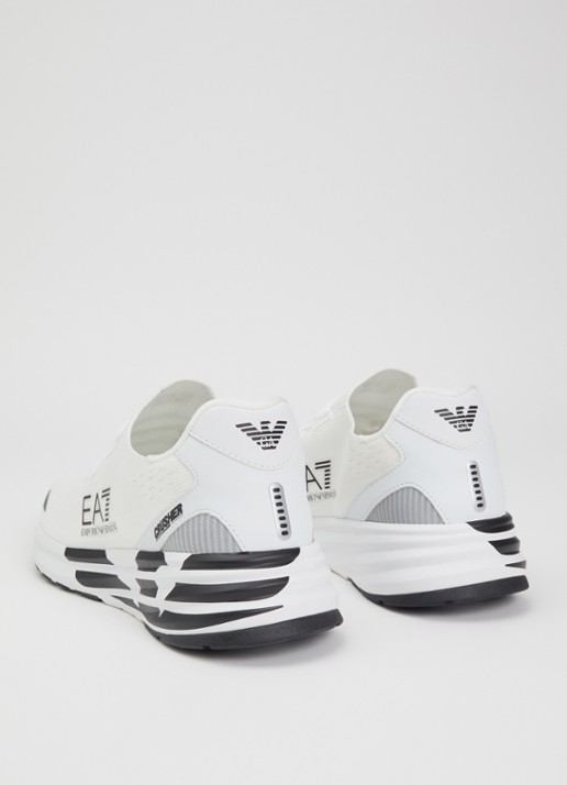 Armani Sneaker met gebreid bovenwerk - achterkant 5 wit