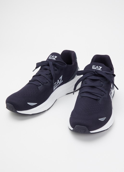 Armani Sneaker met gebreid bovenwerk - detail 3 indigo