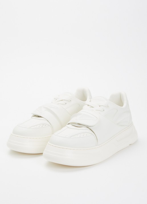 Armani Sneaker met logo - detail 3 gebroken wit