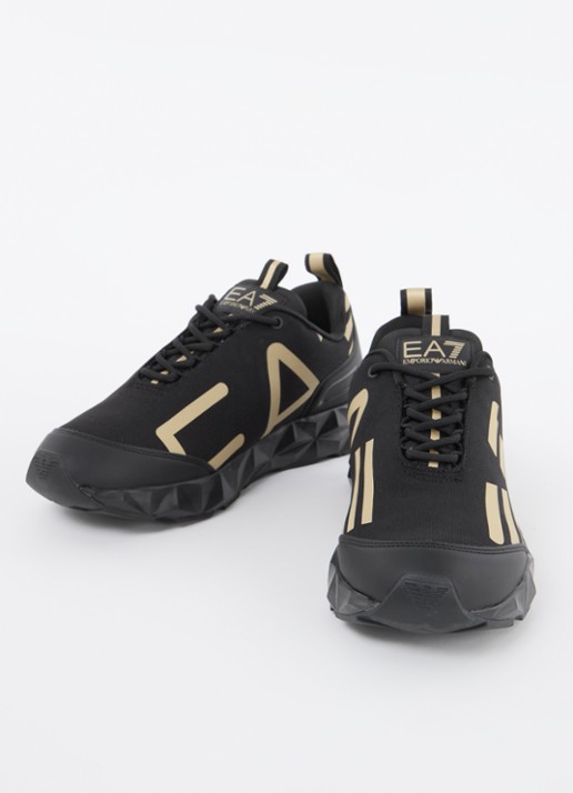 Armani Sneaker met logo - detail 3 zwart